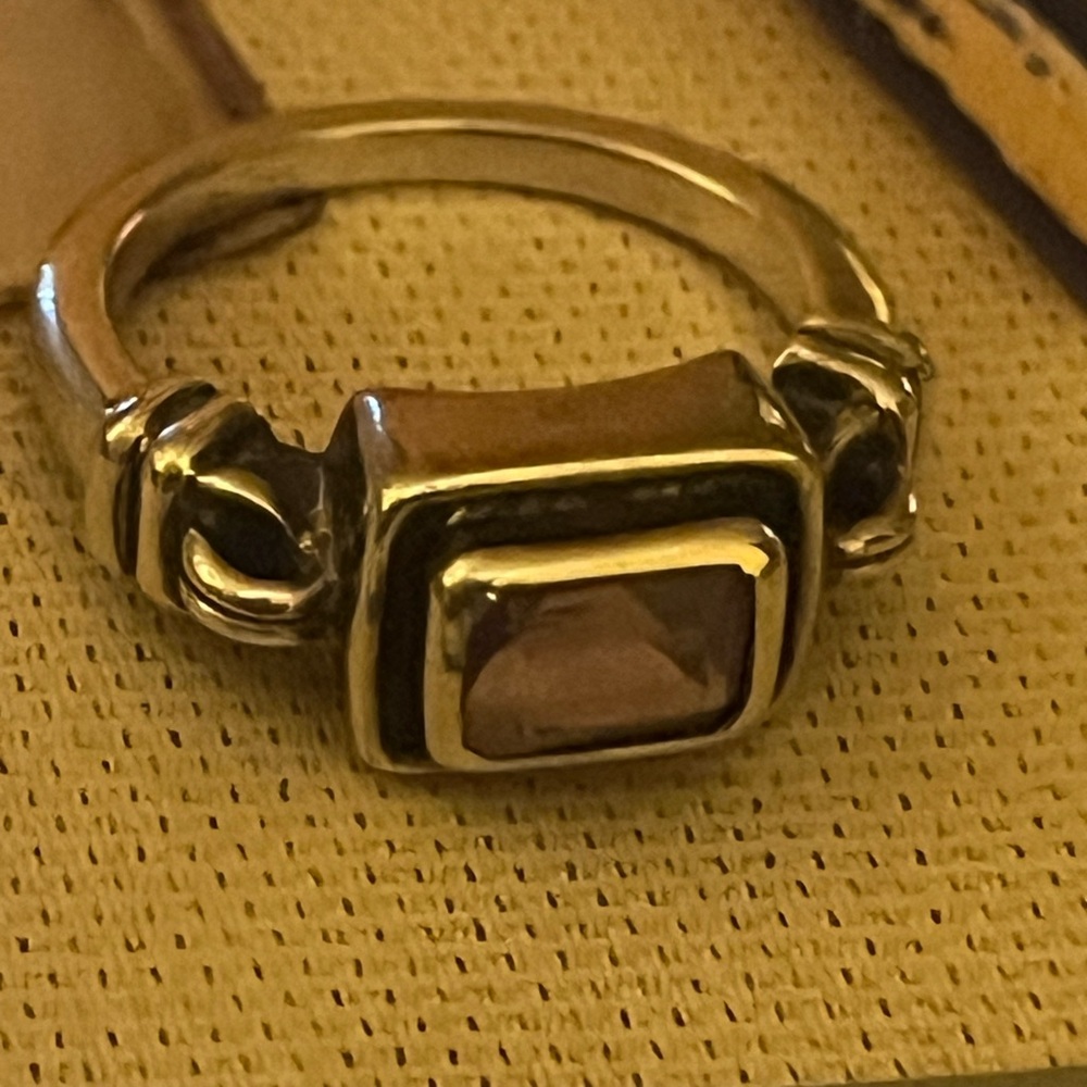 Silpada Sterling Silver and Faceted Amethyst 
Ring - Picture 14 of 14